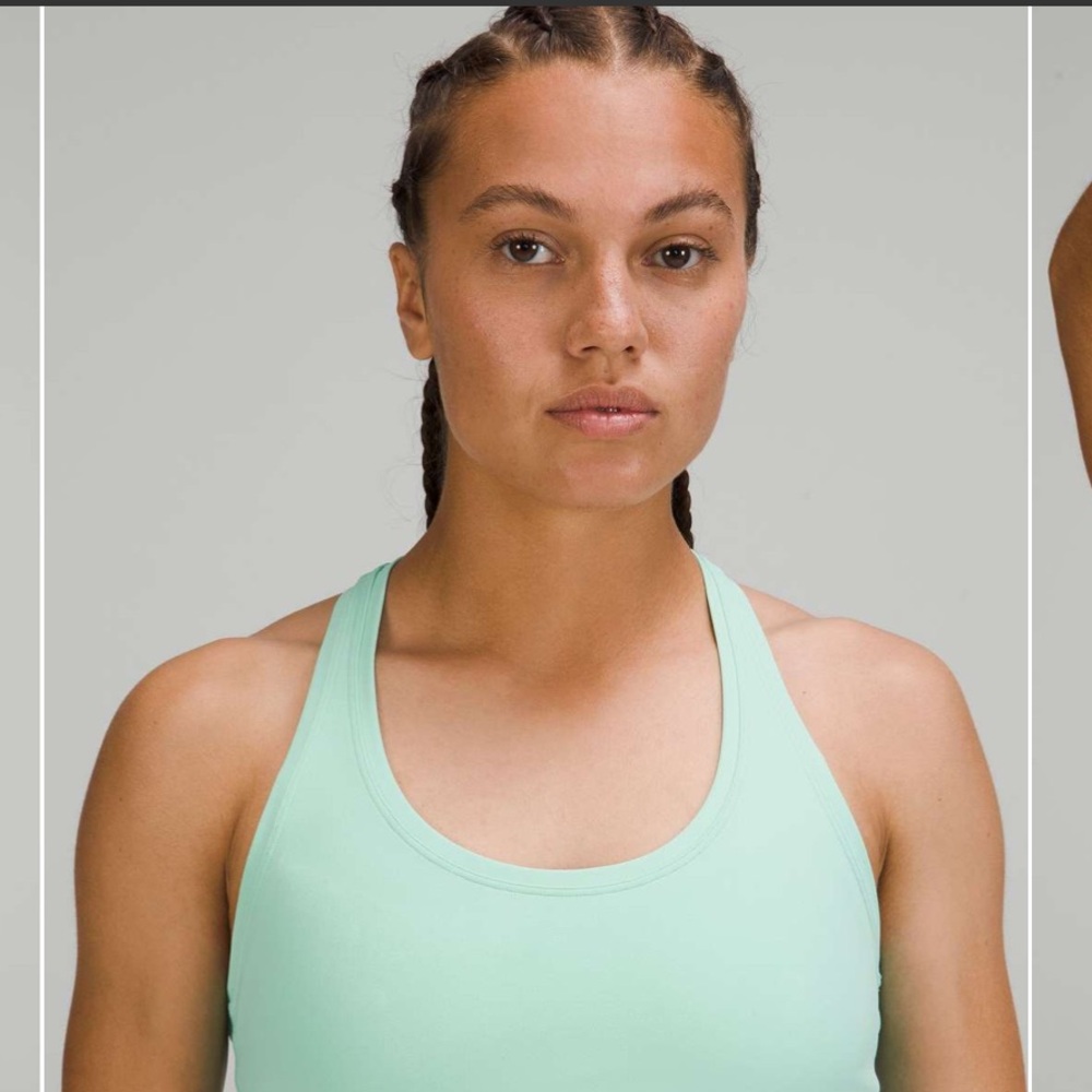 Lululemon Cool Racerback Short Tank Top *Nulu Creamy Mint.